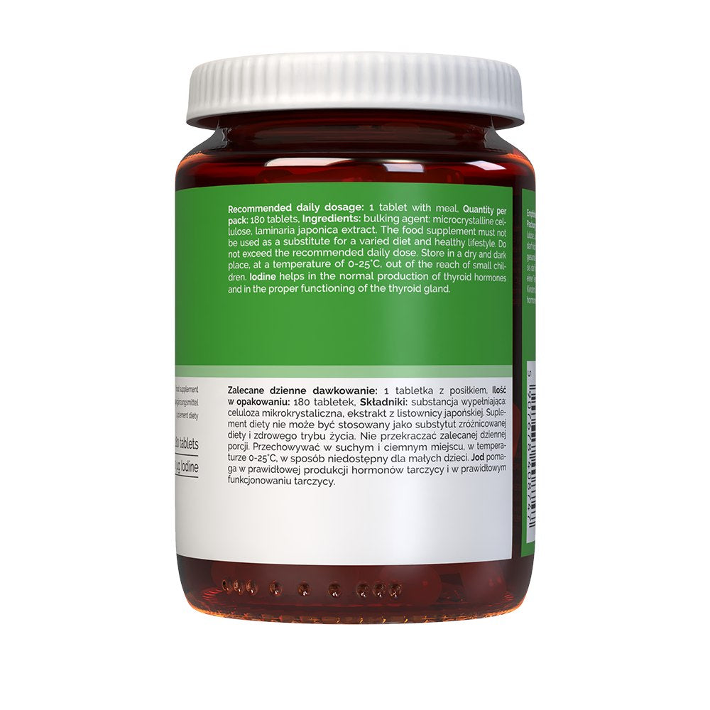 Vitaler's Kelp (japoninė kelpa) 20 mg - 180 tablečių