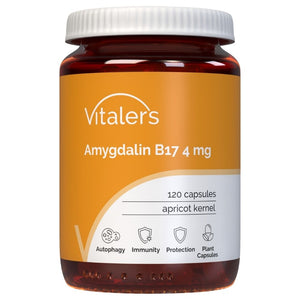Vitaler's Amigdalinas (vitaminas B17) 4 mg - 120 kapsulių