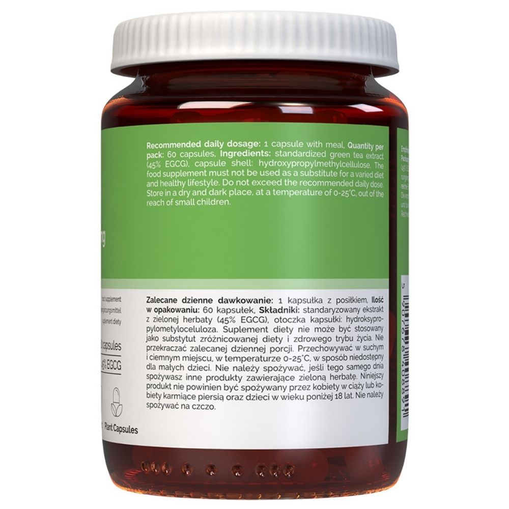 Vitaler's žalioji arbata 500 mg - 60 kapsulių