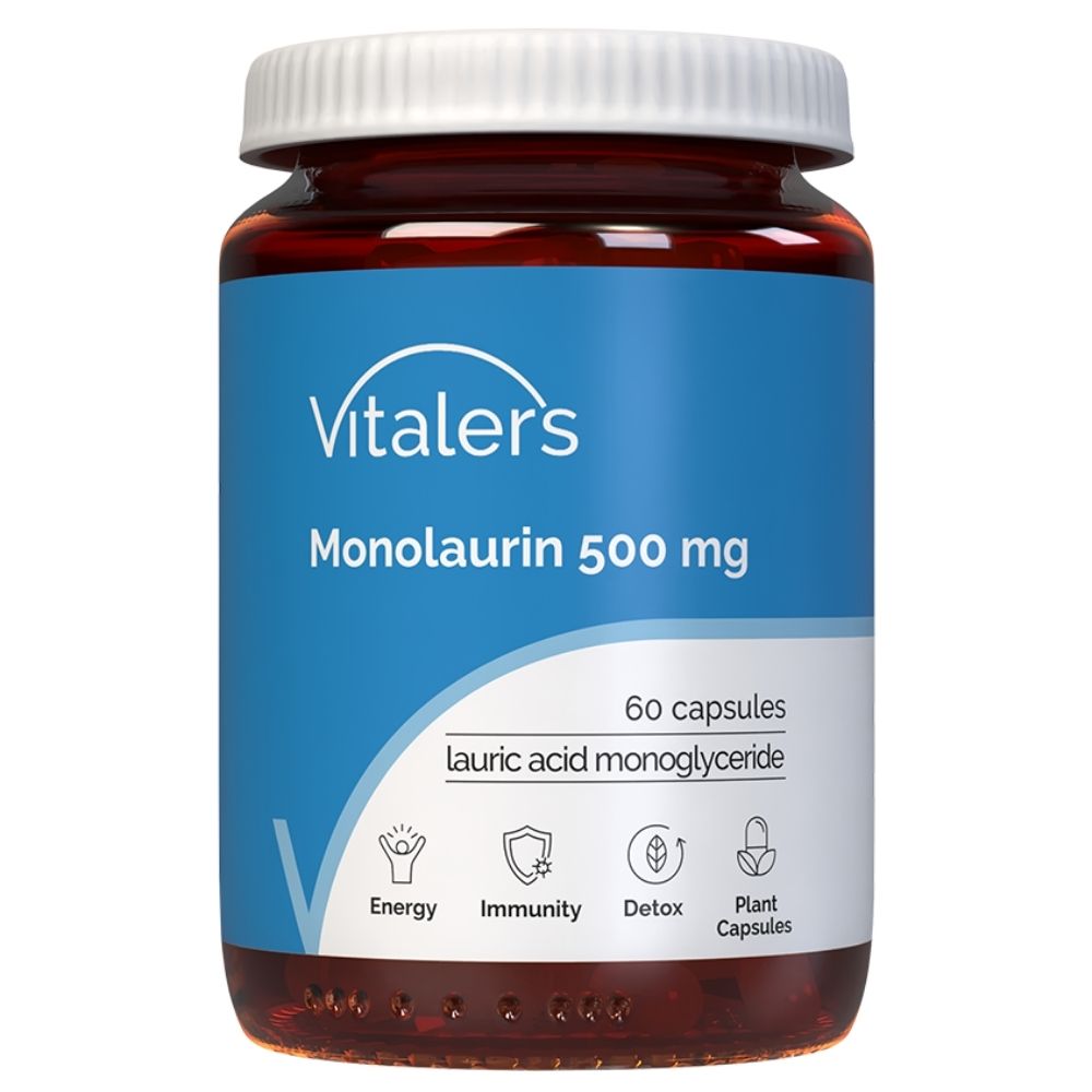 Vitaler's Monolaurin (Monolaurinas) 500 mg - 60 kapsulių