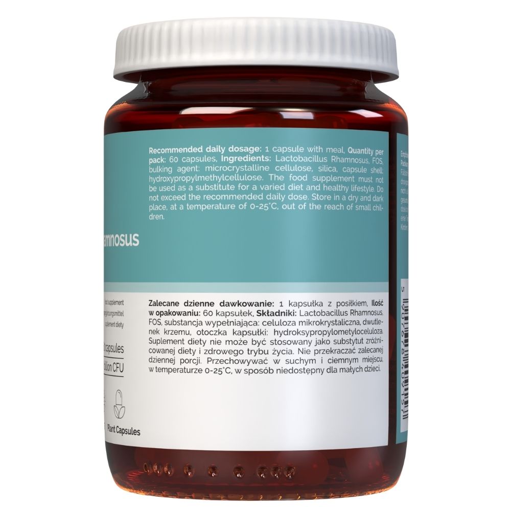 Vitaler's Probiotic Lactobacillus Rhamnosus su FOS (probiotikas) - 60 kapsulių