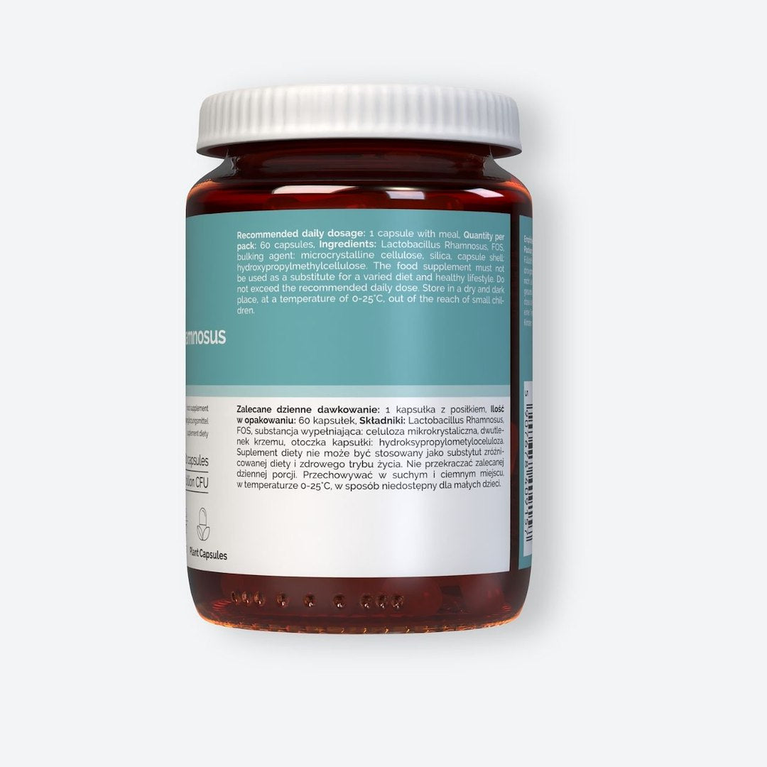 Vitaler's Probiotic Lactobacillus Rhamnosus su FOS (probiotikas) - 60 kapsulių