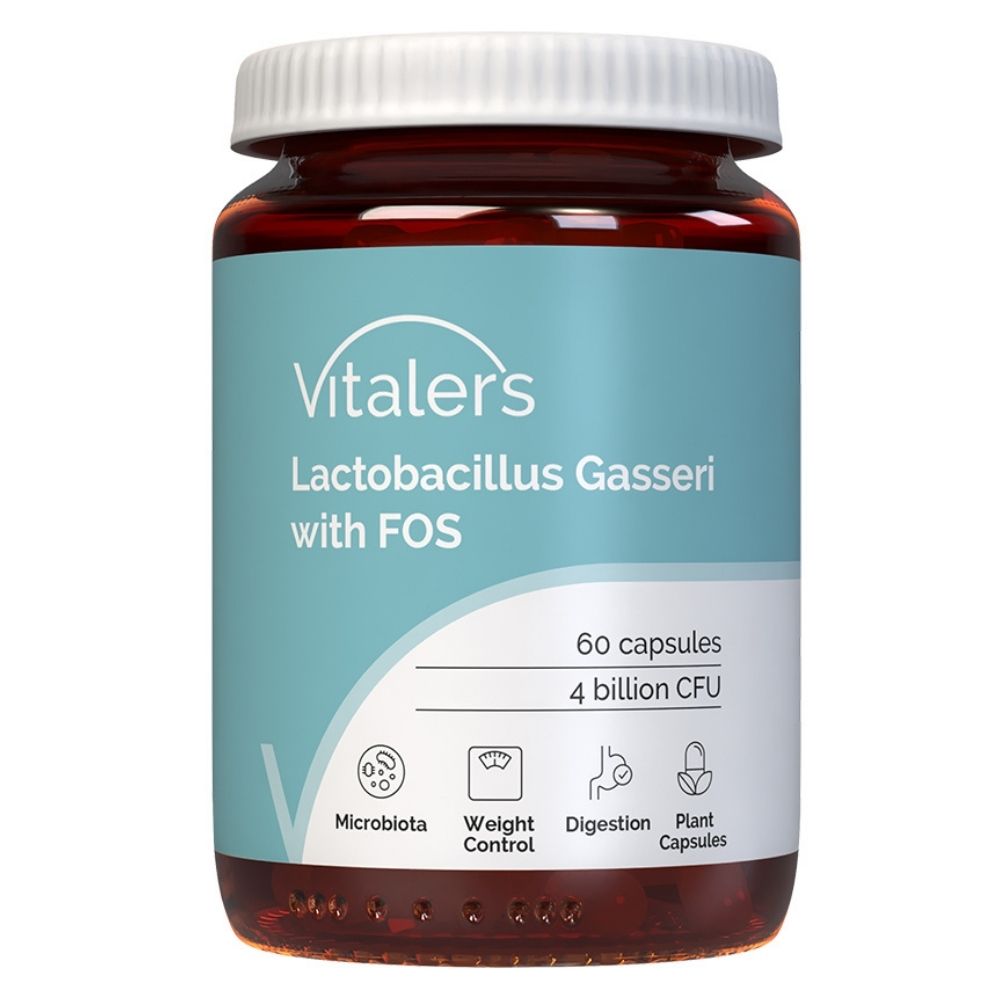 Vitaler's Probiotic Lactobacillus Gasseri su FOS - 60 kapsulių