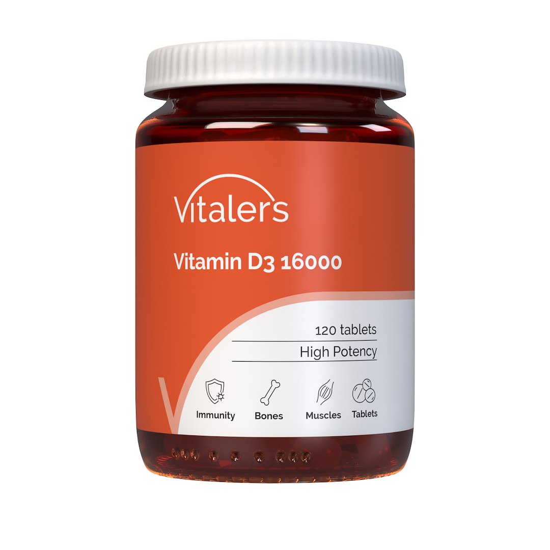 Vitaler vitaminas D3 16000 - 120 tablečių