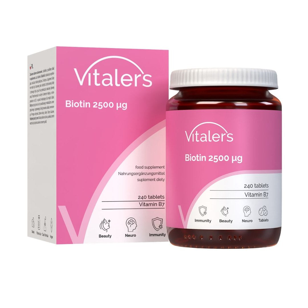 Vitaler's Biotin 2500 µg - 240 tablečių