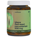 Wellbear Maca (Peru ženšenis) 600 mg - 60 kapsulių