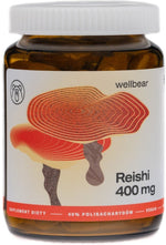 Wellbear Reishi (Lakštingala) 400 mg - 60 kapsulių