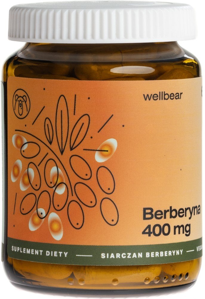 Wellbear Berberine (Berberis) 400 mg - 60 kapsulių