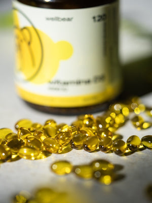 Wellbear Vitaminas D3 4000 TV minkštųjų kapsulių - 120 gelio kapsulių