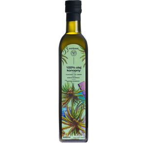 Wellbear šalto spaudimo kanapių aliejus - 500 ml
