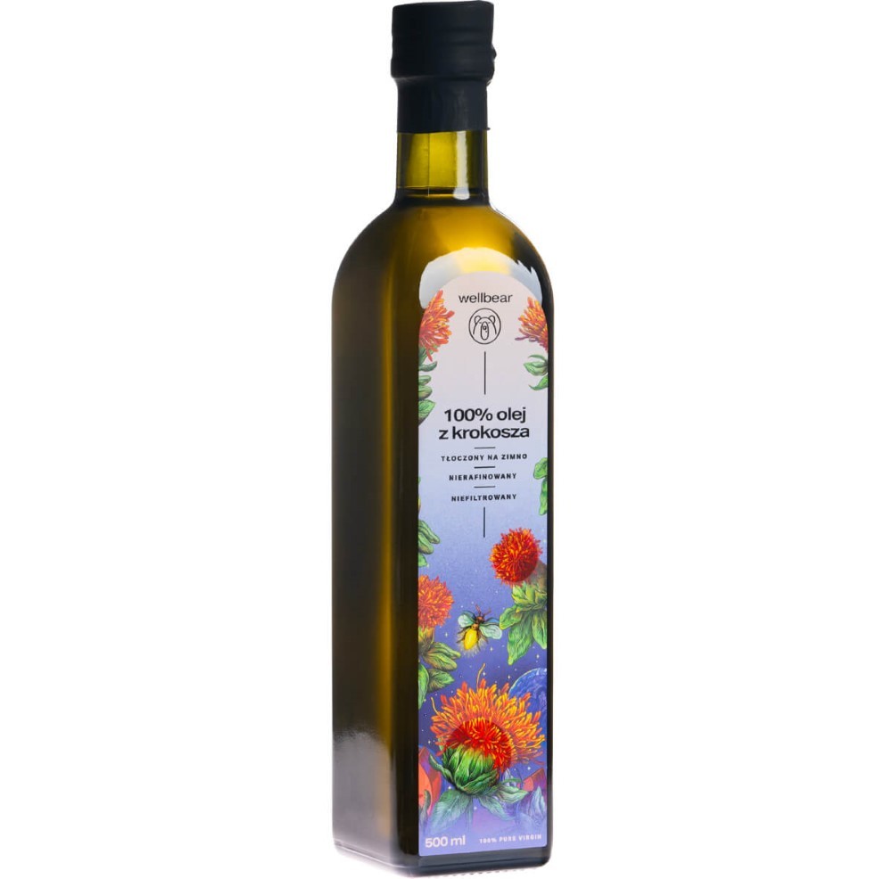 Wellbear šalto spaudimo dygminų aliejus - 500 ml