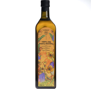 Wellbear auksinis šalto spaudimo linų sėmenų aliejus - 1000 ml