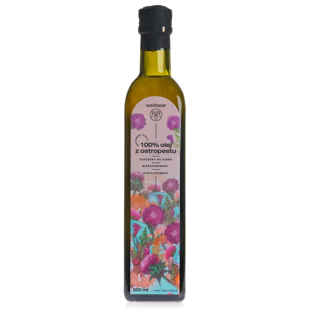 Wellbear šalto spaudimo erškėtuogių aliejus - 500 ml