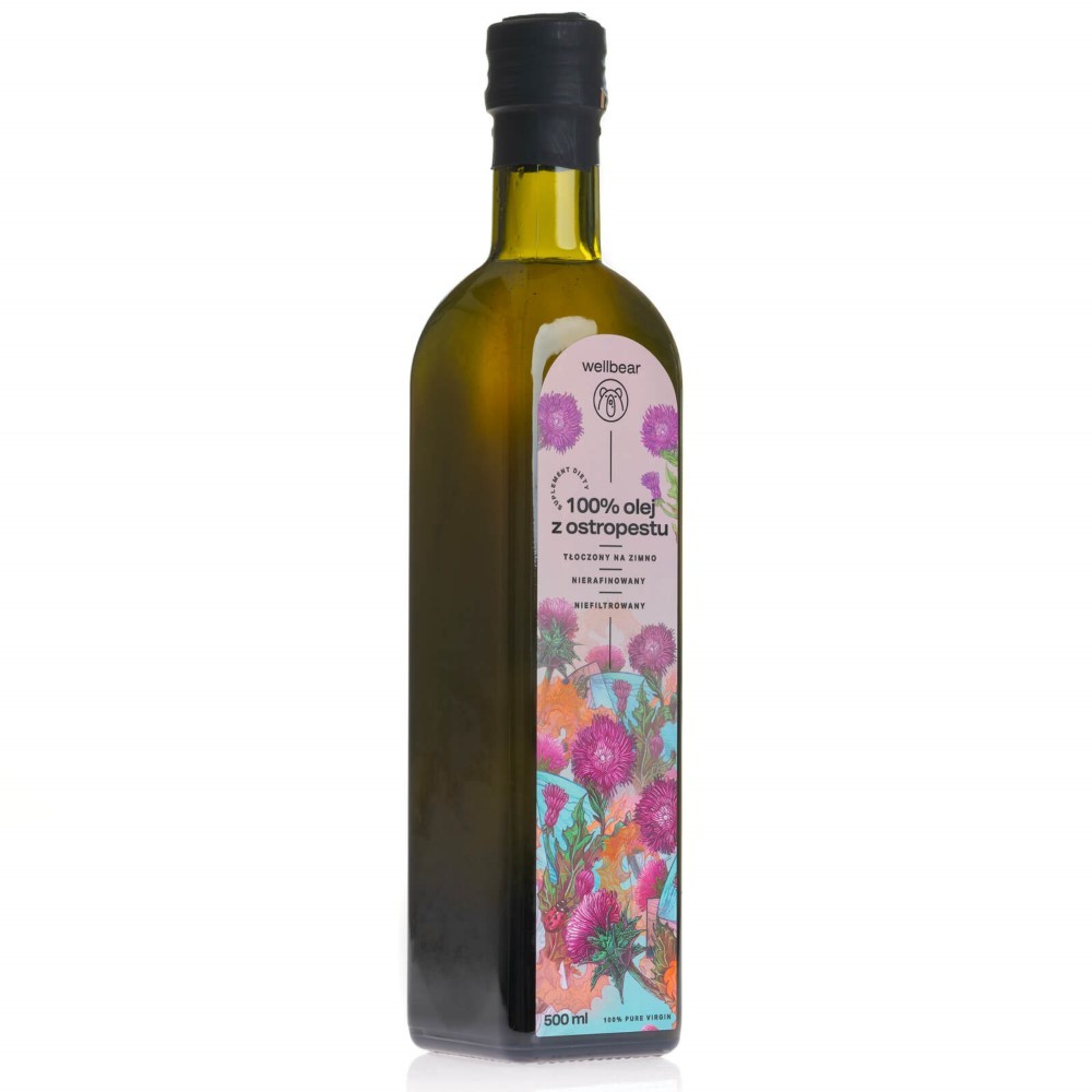 Wellbear šalto spaudimo erškėtuogių aliejus - 500 ml